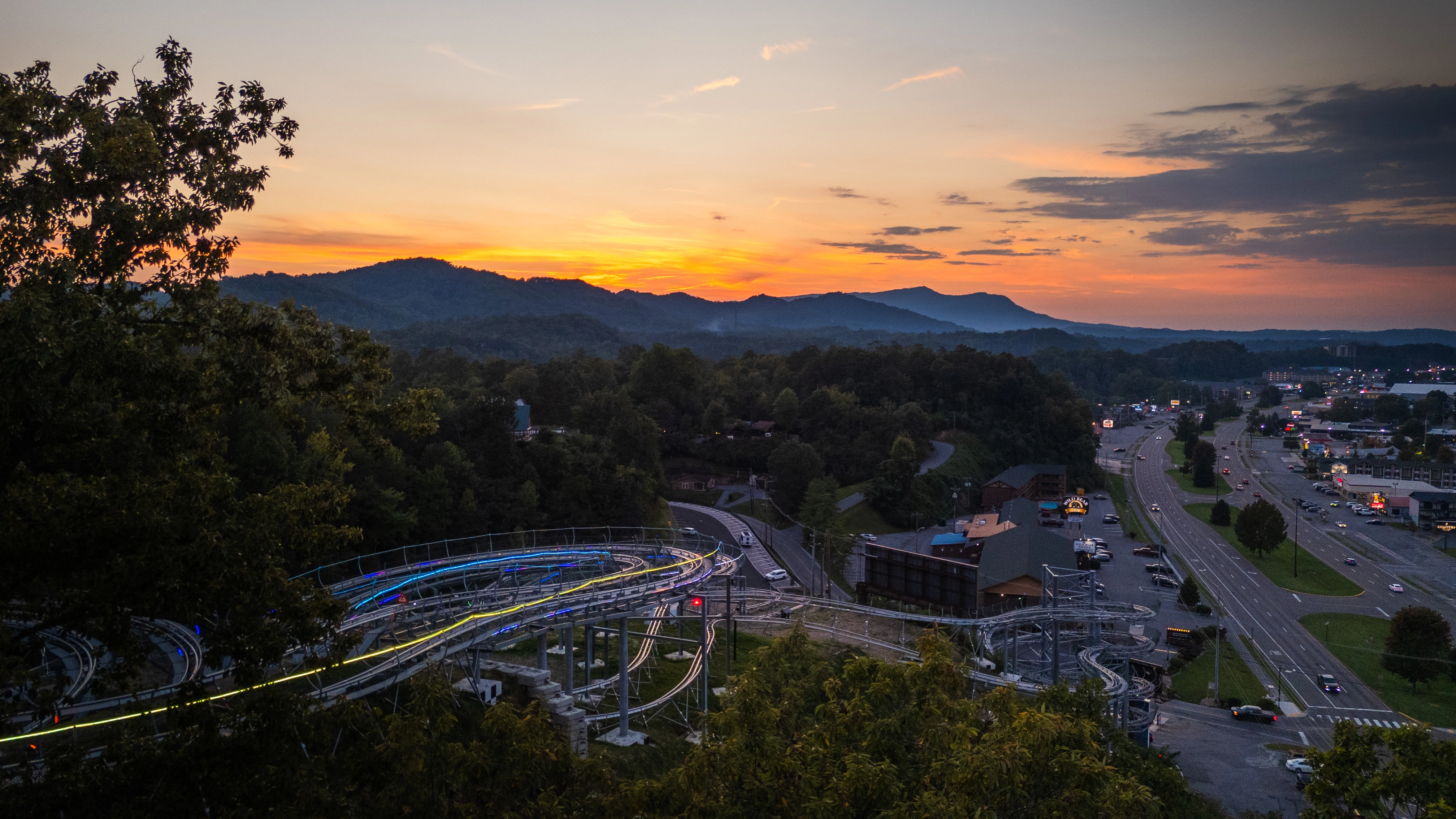 Pigeon Forge Racing Parkway Views