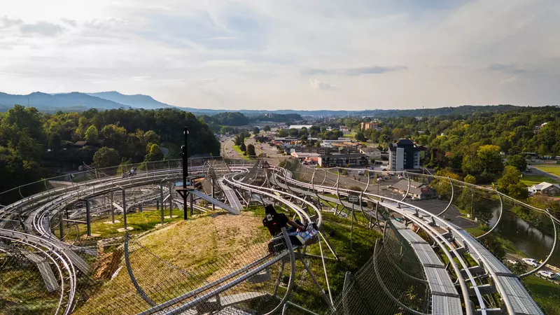 Mountain Coaster in Pigeon Forge